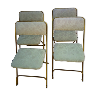 4 chaises pliantes vintage Lafuma Chantazur
