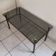 Vintage coffee table 1970 smoked glass