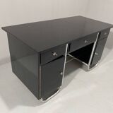 Bureau moderniste tchécoslovaque en chrome et bois, années 1950, Europe