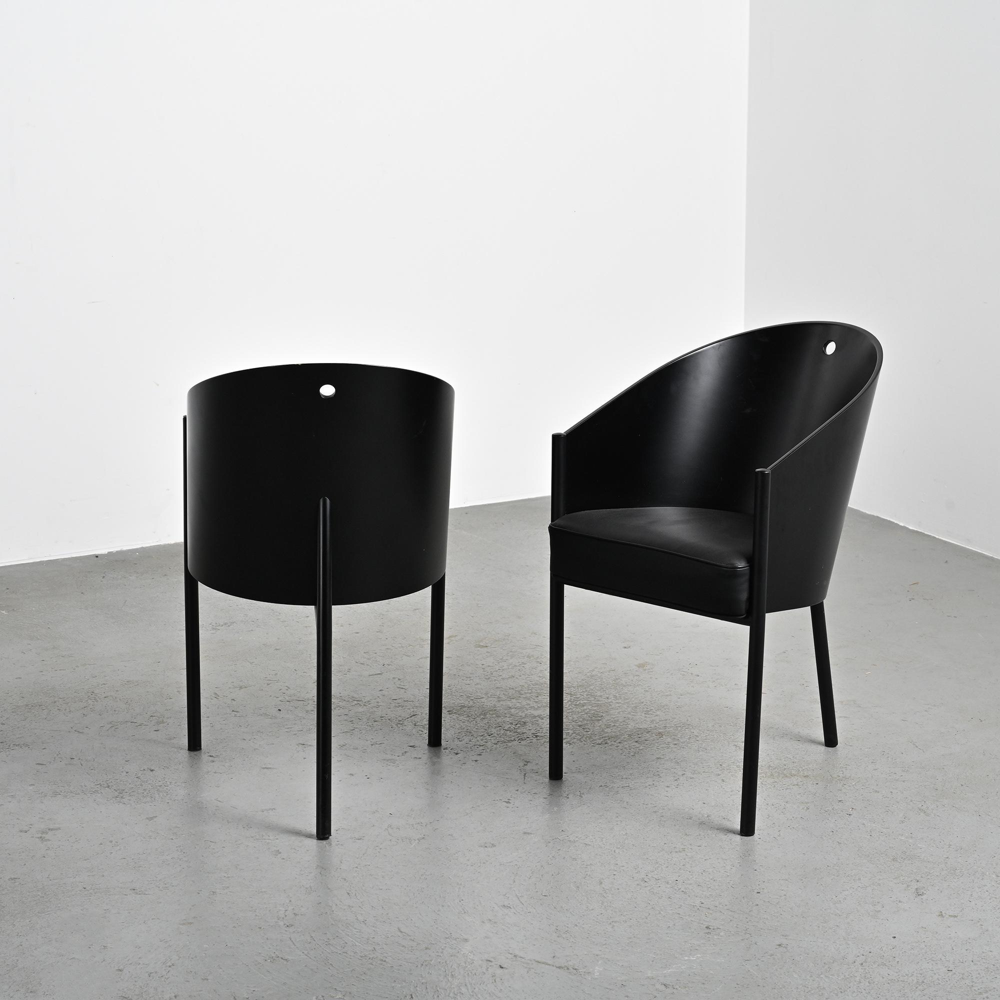 Pair of Costes armchairs by Philippe Starck, circa 1984.