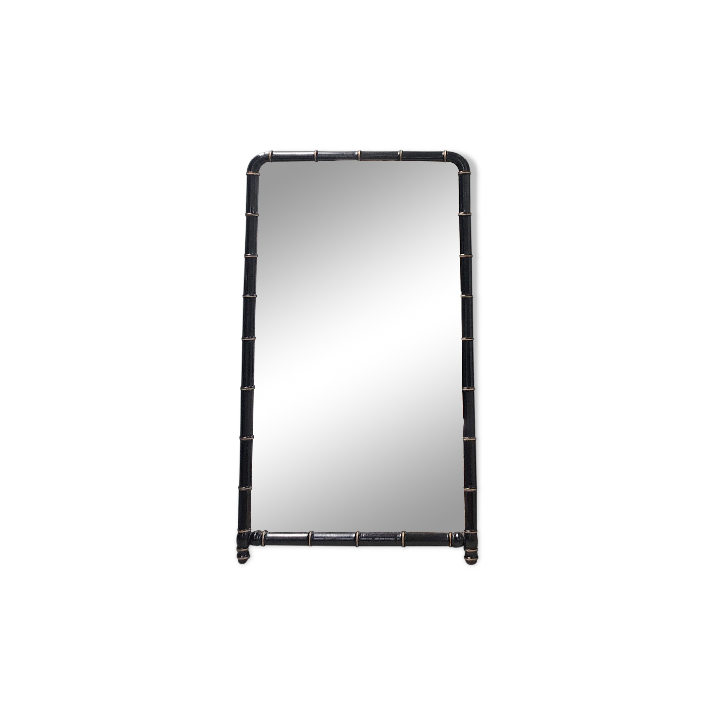 Miroir ancien style Napoléon III forme psyché  71x132cm