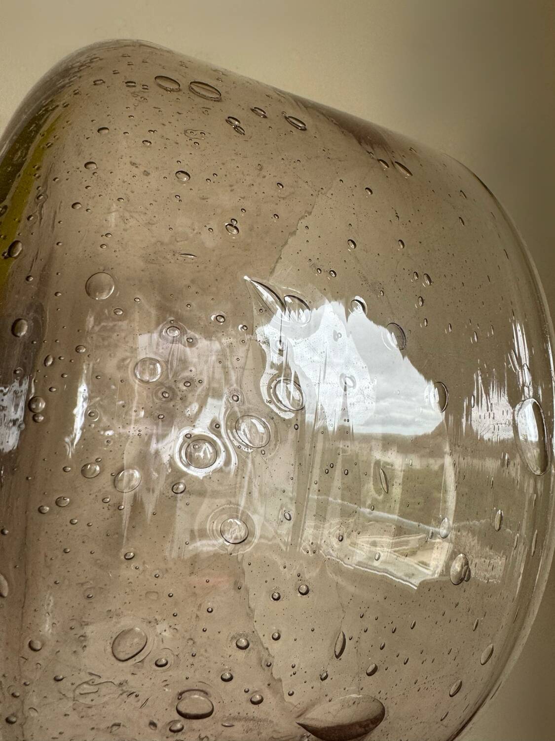 Old Biot bubbled glass bell