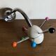 Sputnik coat rack, 1980s, Memphis colors