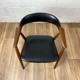 Vintage Scandinavian teak armchair model 213 by Th Harlev for Farstrup Møbler, 60s