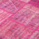 Tapis anatolian vintage 175 cm x 242 cm rose patchwork fait à la main