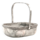 Art Deco nut basket, silver-plated metal, Norblin, Poland, 1930s