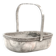Art Deco nut basket, silver-plated metal, Norblin, Poland, 1930s