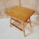 Rattan bedside table