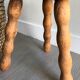 Wood tripod stool