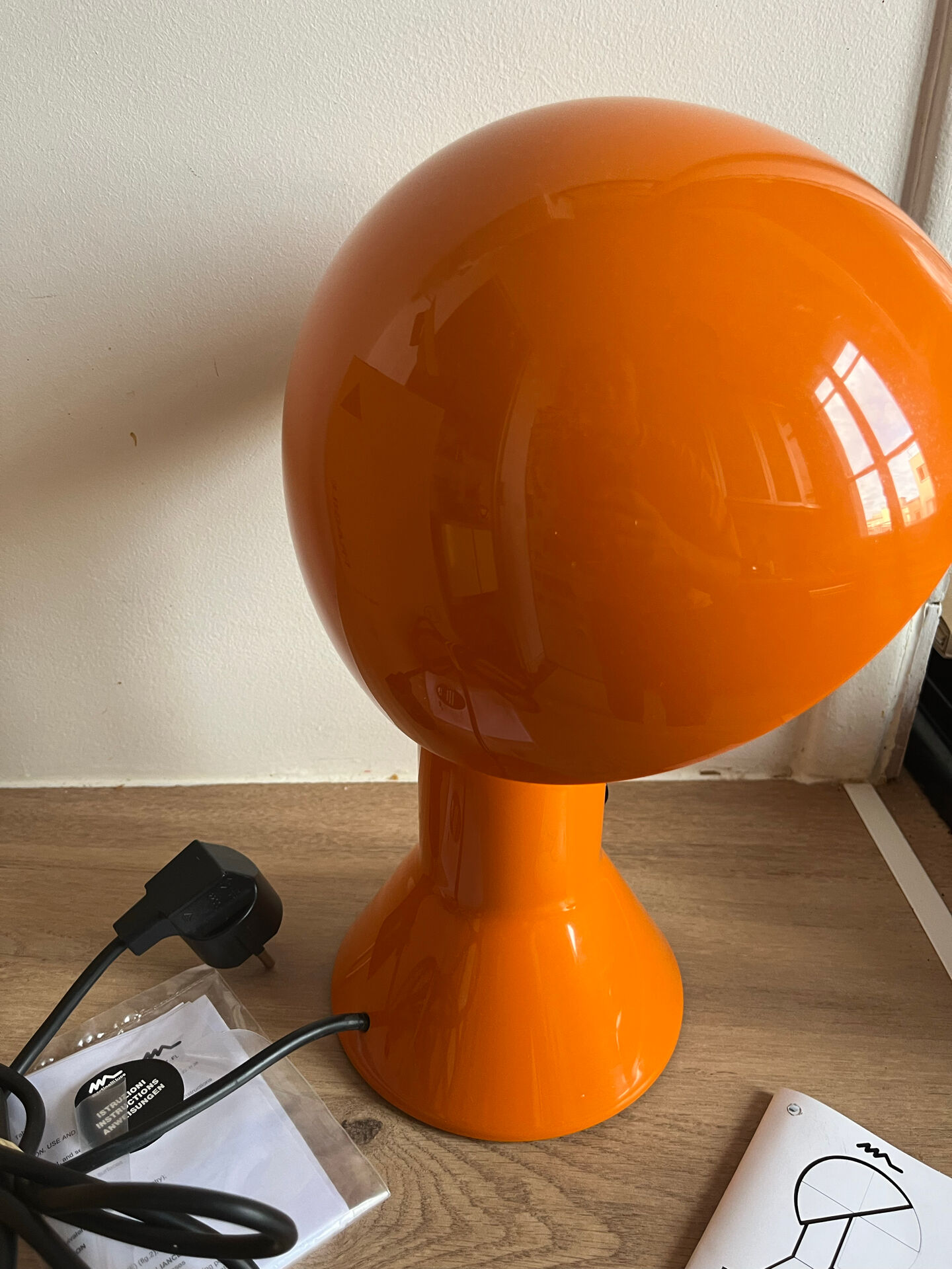 Martinelli helmet lamp orange
