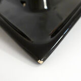 Black triangular trinket bowl