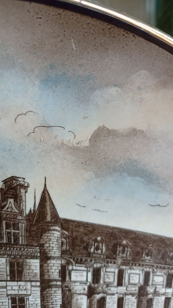 Plat décoratif Choisy-le-Roi - Château de Chambord