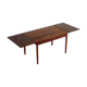 Vintage mid century danish design extendable rosewood dining table, 1960s