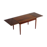 Table à manger en palissandre extensible vintage du milieu du siècle danois, années 1960