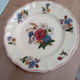 Three rustic plates Sarreguemines France