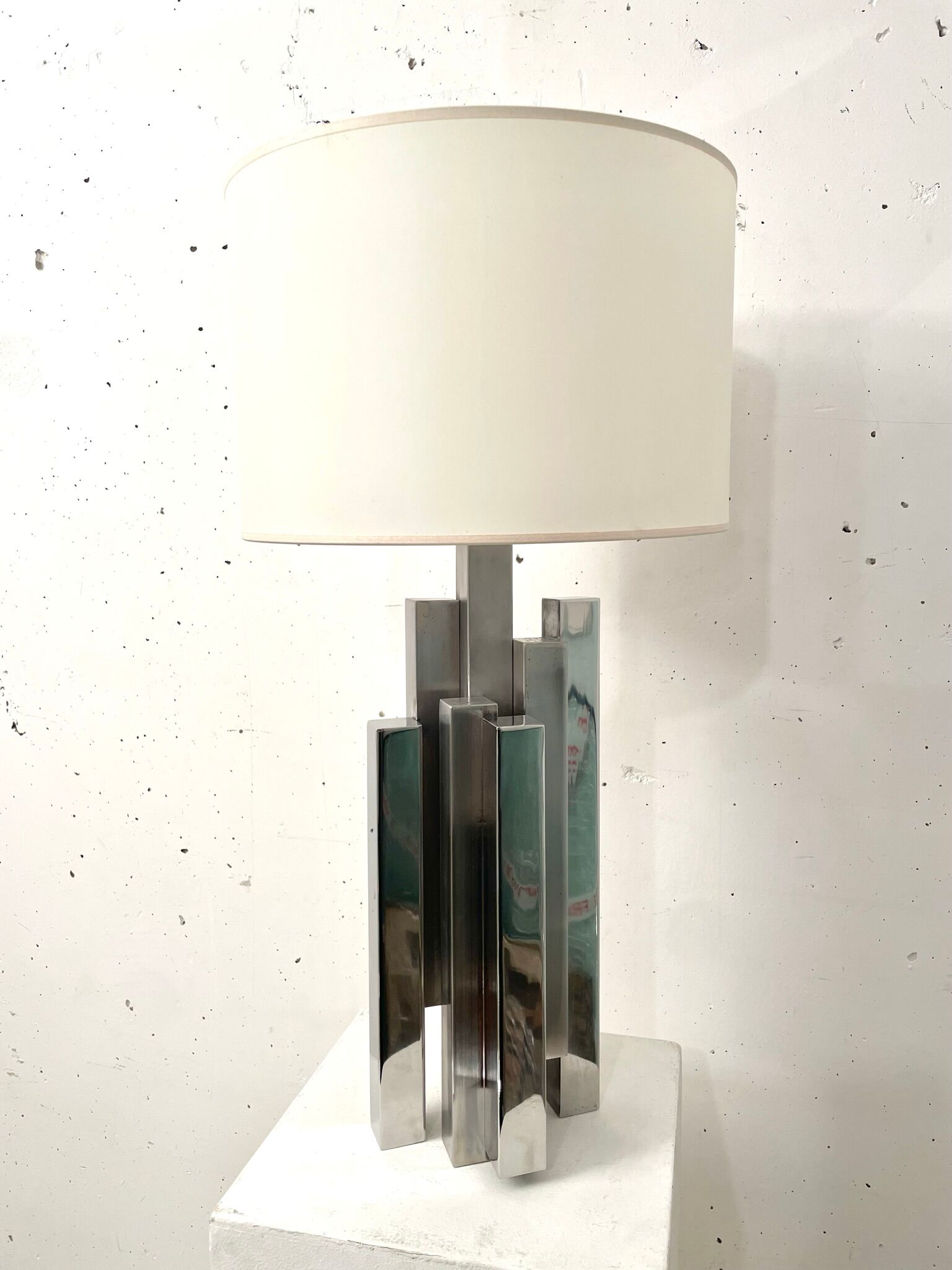 Lamp sculpture steel 1970