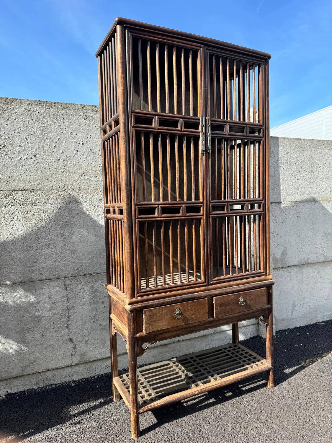 Chinese scholar's furniture circa 1900 in exotic wood