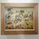 Old illustrated map of Gascony Béarn Pays-Basque - JP Pinchon