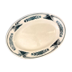 Plat ovale en faïence, Badonviller