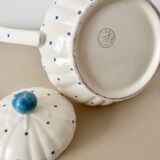 Vintage Polka Dot Teapot