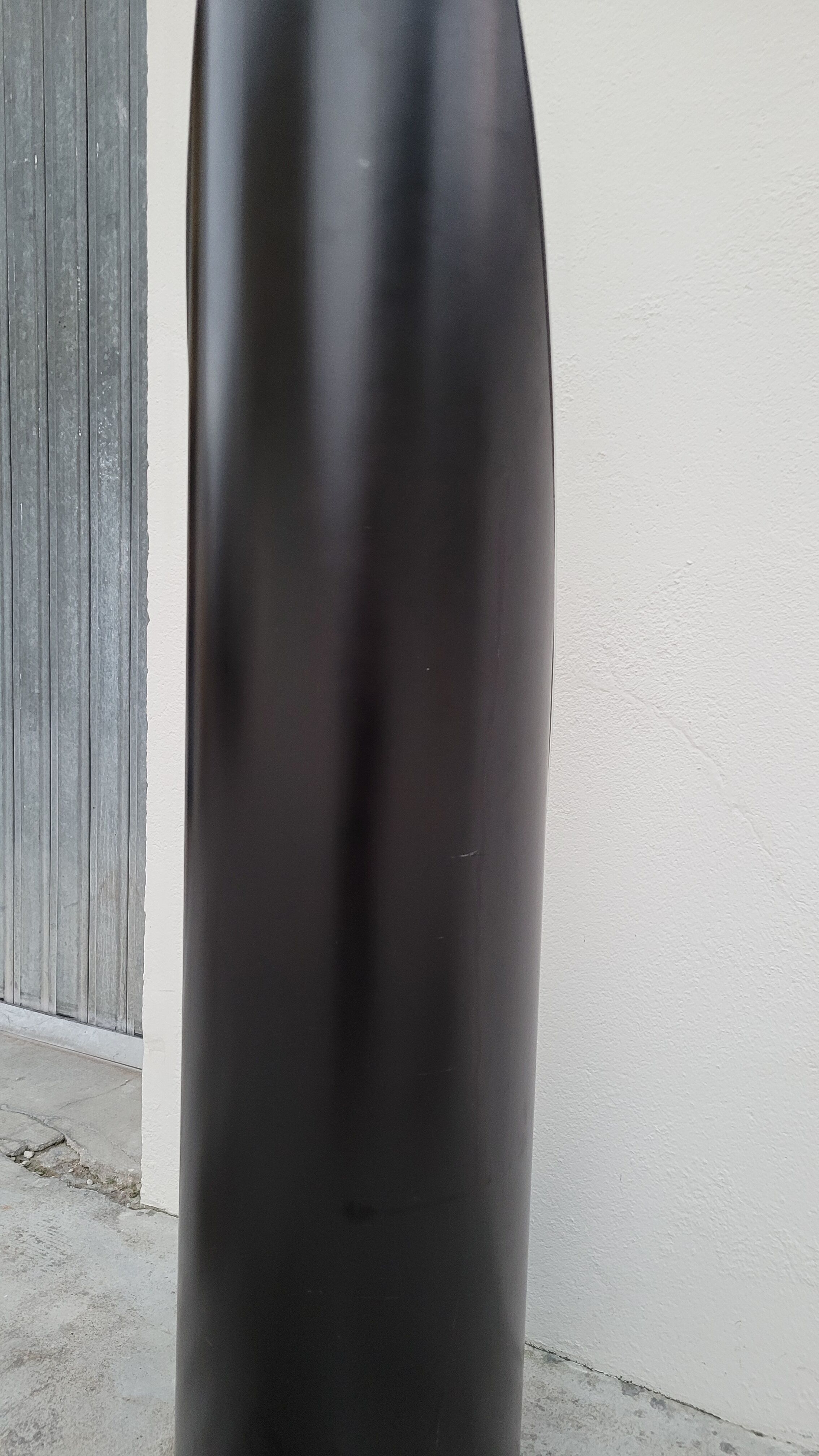 Vintage psyche mirror on foot 1980