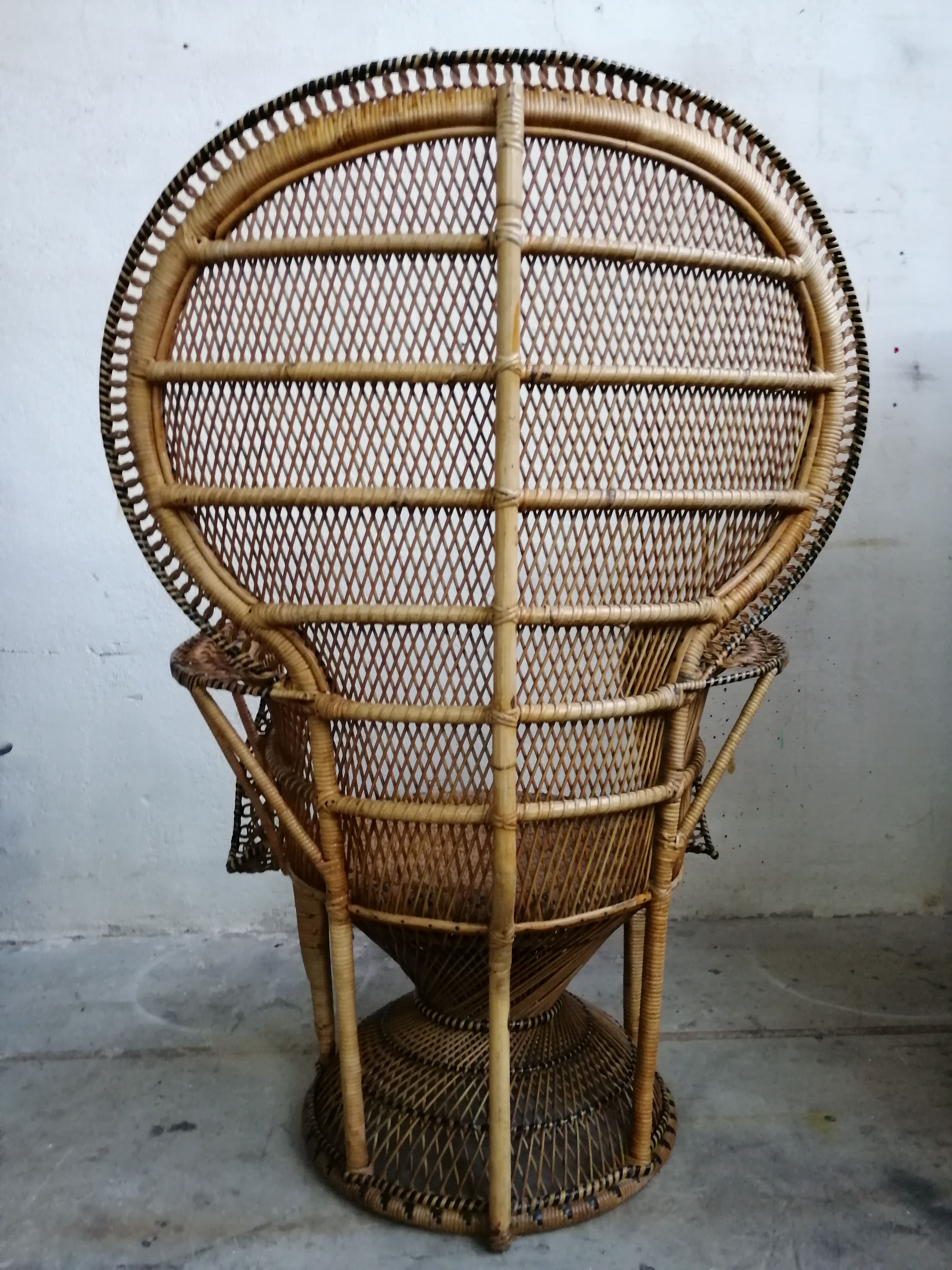 Emmanuelle peacock chair, 1970