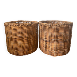 Grands Caches pot en rotin XXL