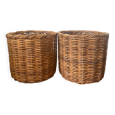 Grands Caches pot en rotin XXL
