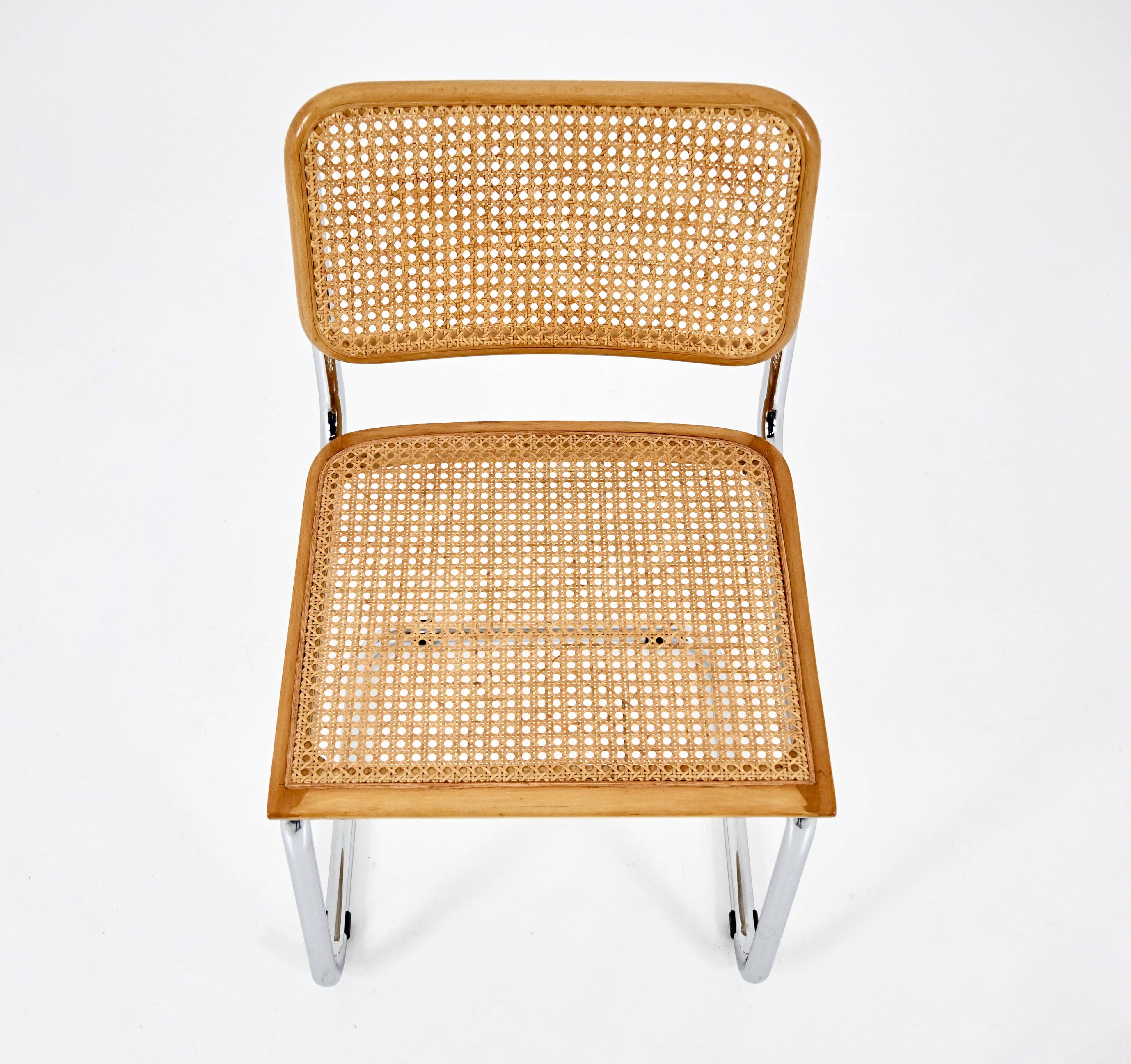 Set of 6 Style B32 Dining Chairs by Marcel Breuer