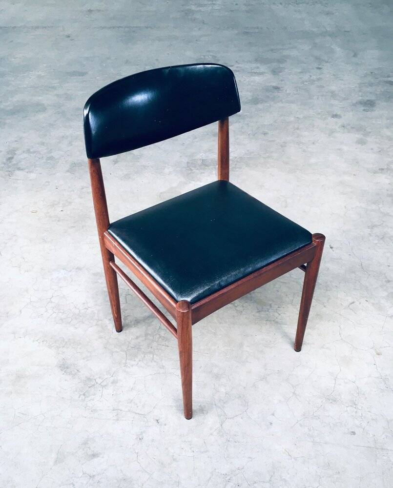 Mid-Century Dutch Design Dining Chairs, 1960s, Set of 4