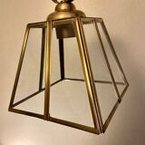 Glass and brass suspension