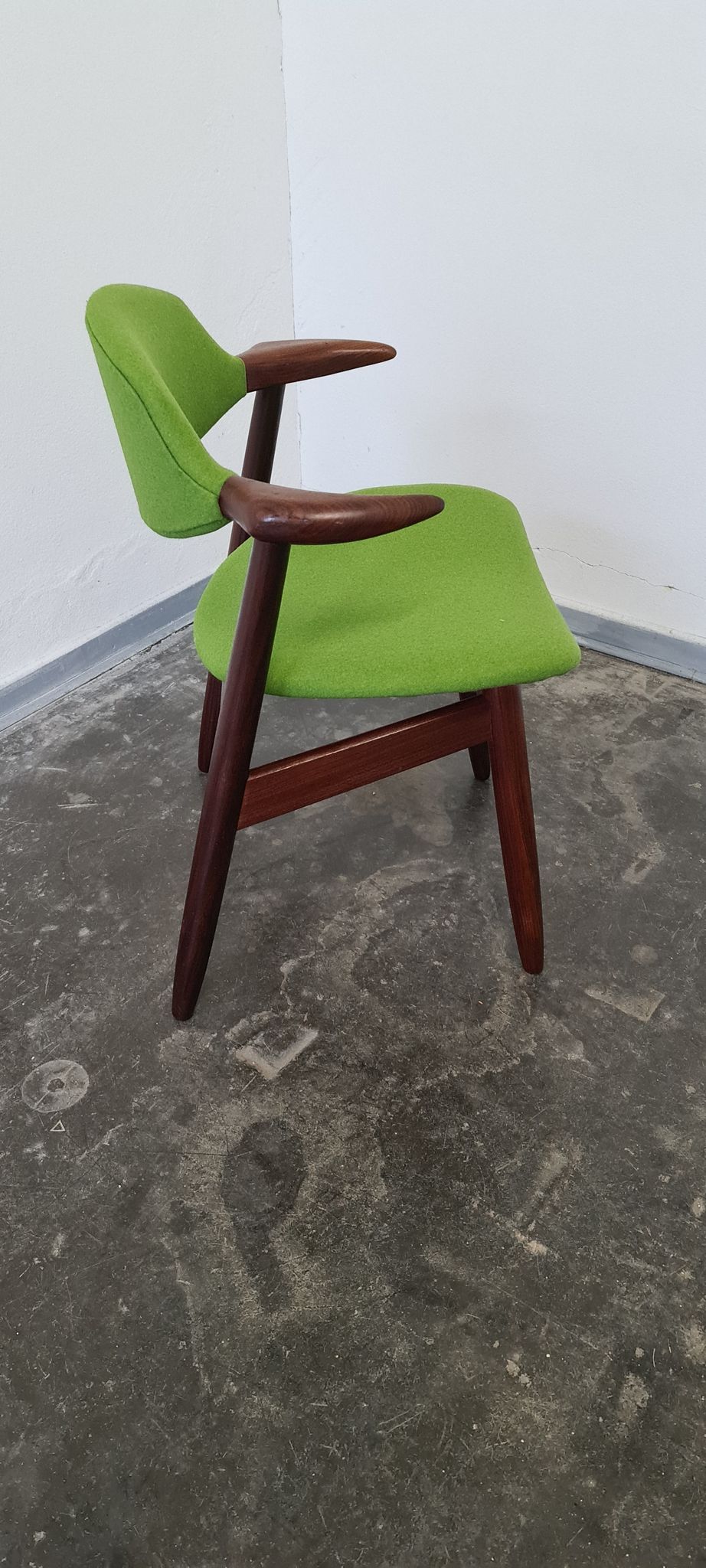 Vintage teak Dutch design dinning chair by Tijsseling for Hulmefa  Nieuwe Pekela