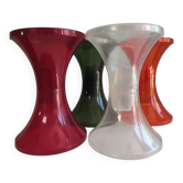 Lot de 4 tabourets Tam Tam par Henry Massonet