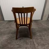 Signed Baumann desk armchair light wood