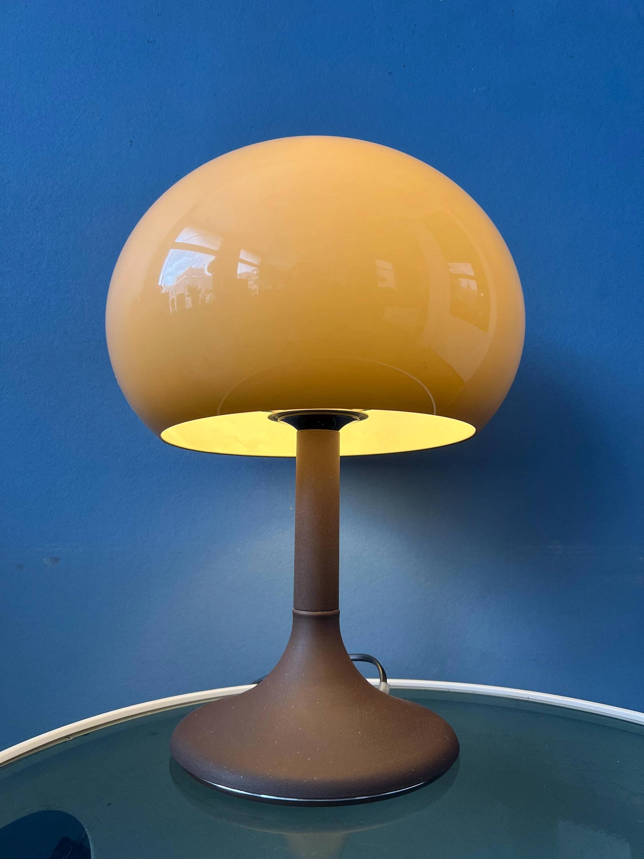 Lampe de table champignon vintage Mid-Century Herda Space Age