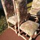 Lot de 6 chaises style Louis XIV en os de mouton