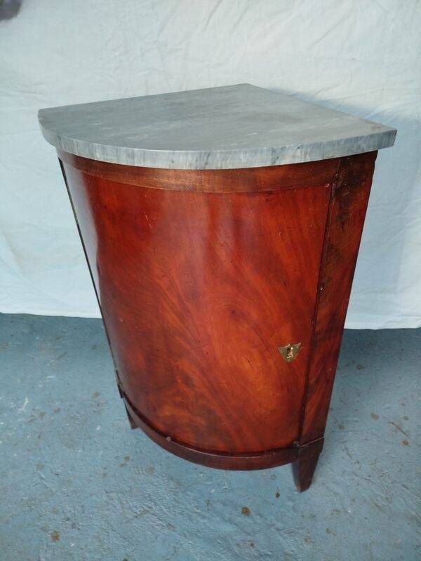 Louis XVI antique corner cabinet