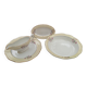 Set of 3 dishes and sauce boat L'Amandinoise