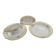 Set of 3 dishes and sauce boat L'Amandinoise