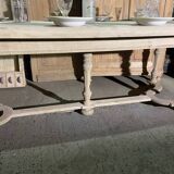 Large table in raw wood