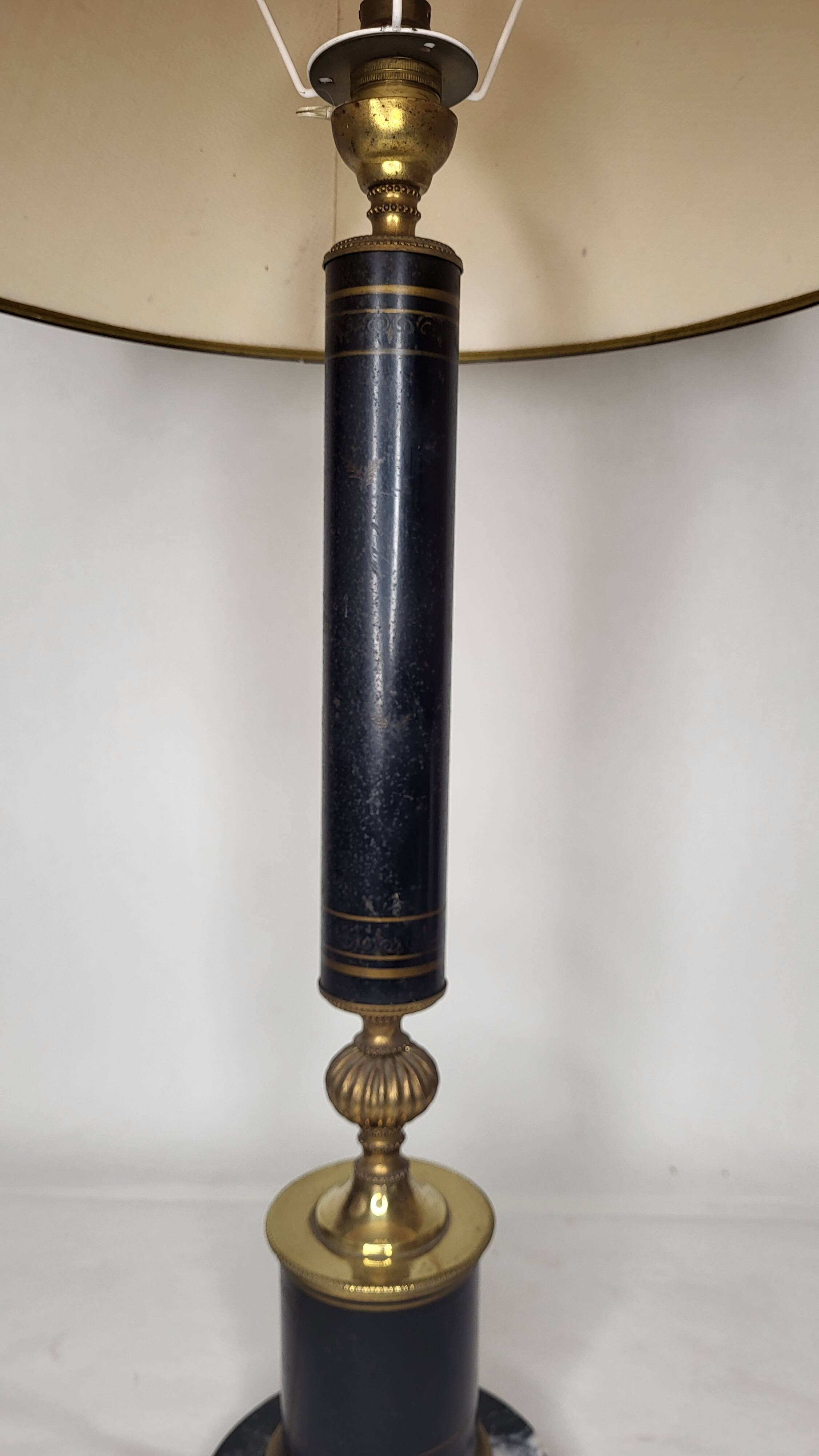 Lampe colonne de style Carcel, Empire