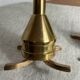 Pair of designer bronze candlesticks