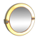 Mid-Century Allibert Illuminated Adjustable Wall Mirror, Germany, 1960s