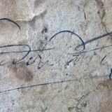 Portrait of a signed man