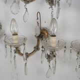 Set of six Maria Teresa sconces. Italy 1940s