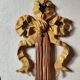 bronze-painted metal wall light, 2 lights, Napoléon III style lamp