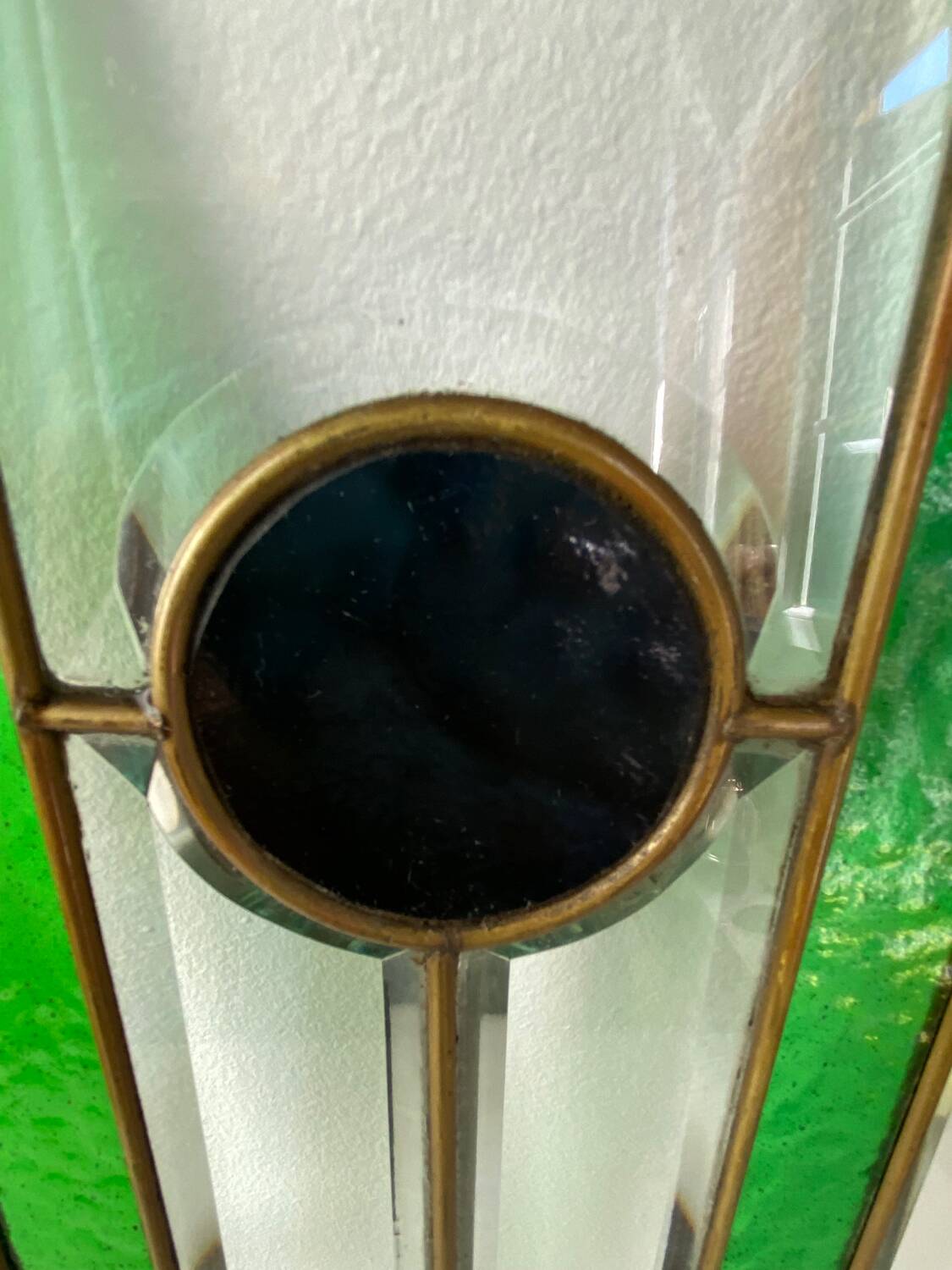 Stained glass beveled and cabochon