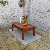Table basse campagne en chêne