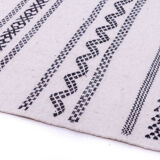 Kilim Berbère blanc brodé 310x195cm