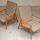 Pair of grey armchairs by Jiri Jiroutek for Intérier Praha